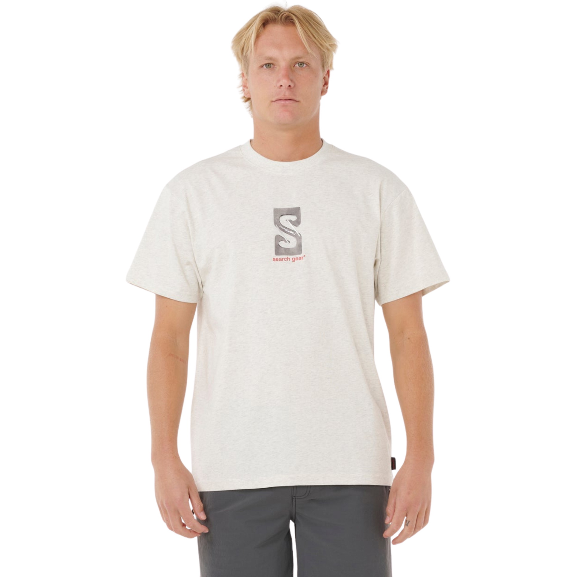 Rip Curl Da Uomo Maglietta Search Gear 0TSMTE - Sports Marle
